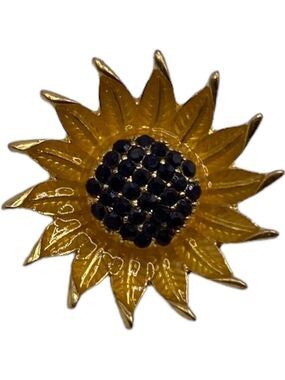 Ginger Snap #201 - “Yellow Summer Sunflower” For 18mm Snap Jewelry! 🌻